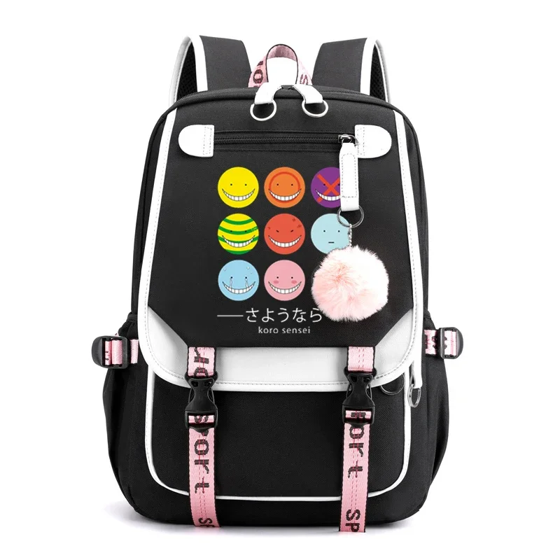 Mochila escolar Assassins Classroom para mujer, mochila de anime, mochila para mujer, mochilas de viaje para chicas, mochila coreana