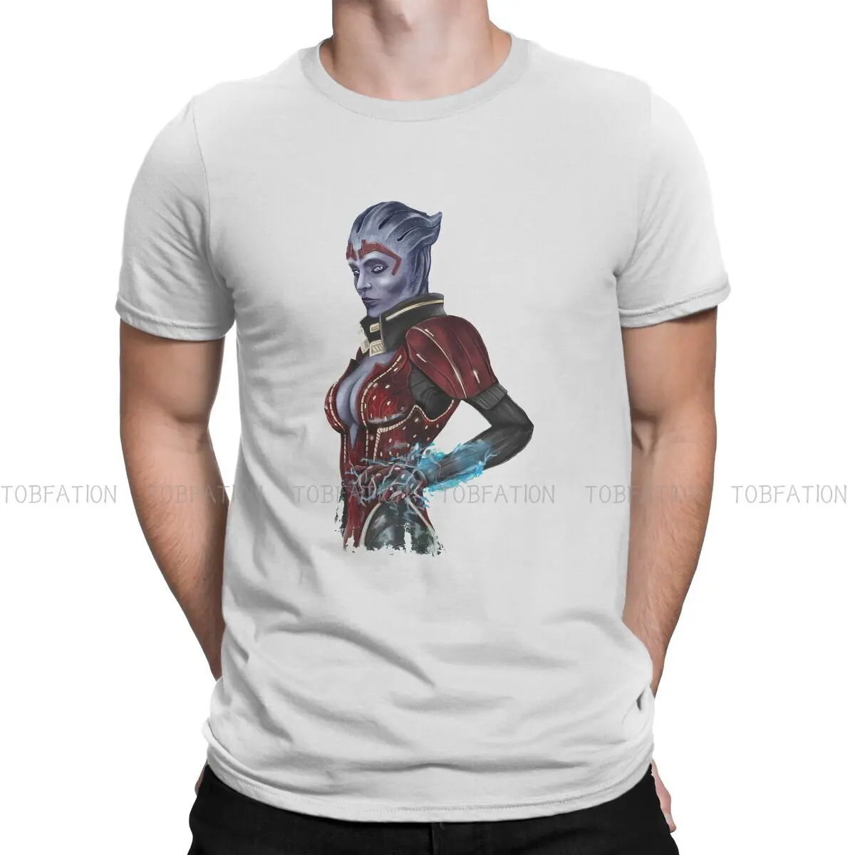 Samara Man's TShirt Mass Effect ME1 Game Crewneck Tops 100% Cotton T Shirt Humor High Quality Birthday Gifts