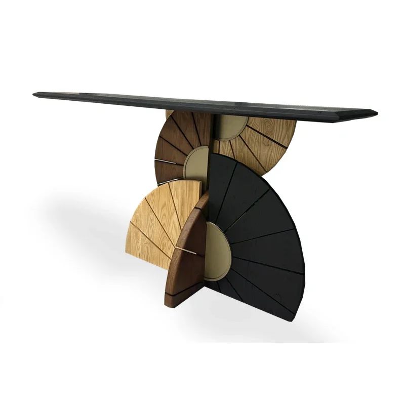 

Entrance hall corridor living room natural marble entrance table