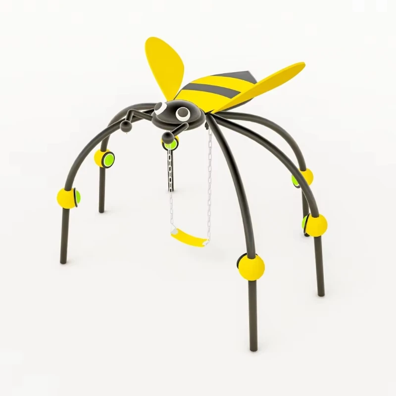 

Outdoor swing, kindergarten baby seat swing, children's net disk swing with metal frame