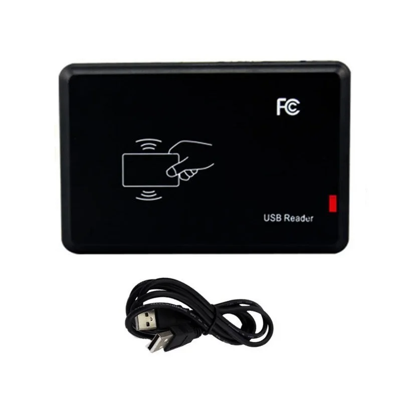 RFID 125Khz 13.56Mhz 카드 리더기, USB 인터페이스 HID-USB, 가상 직렬 포트