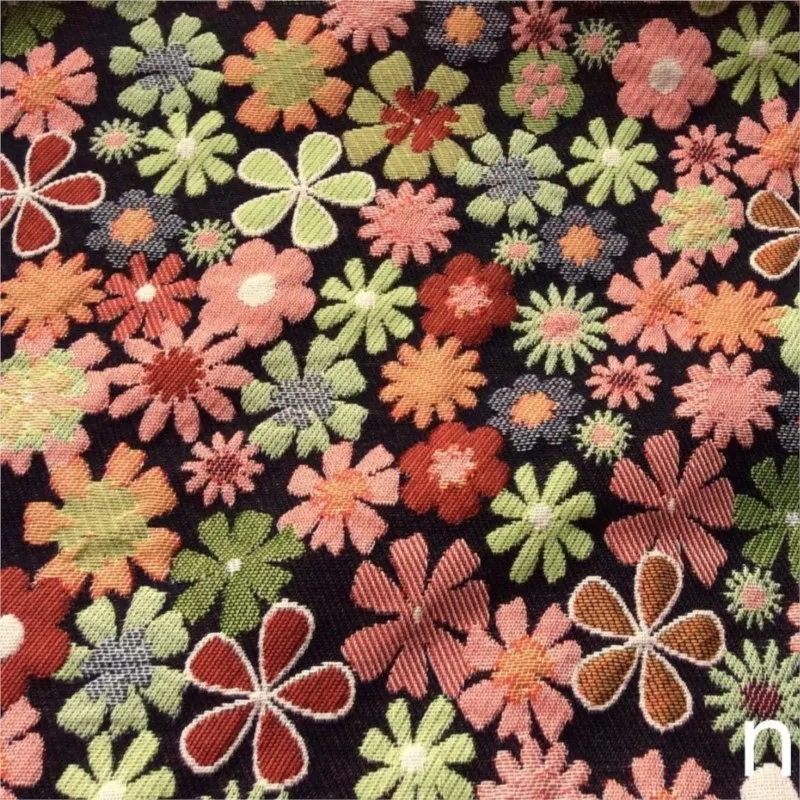 and light color woven jacquard fabric floral for dresses shorts women's clothing