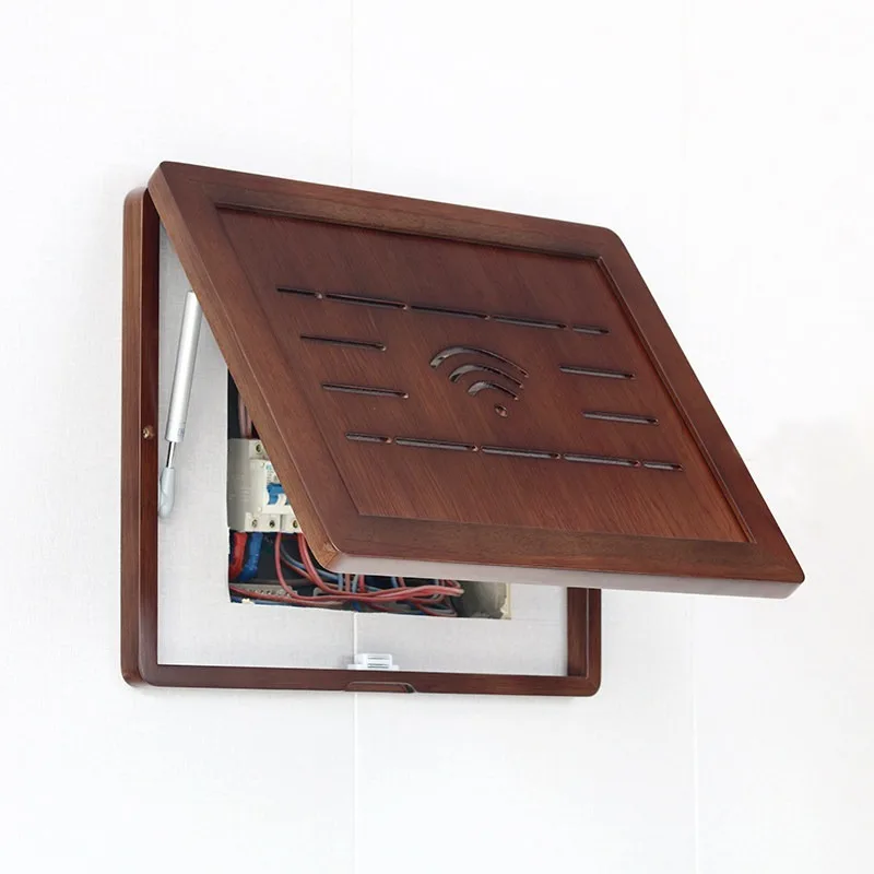 Pure solid wood meter box WIFI router shielding box empty switch hell shielding multimedia decorative