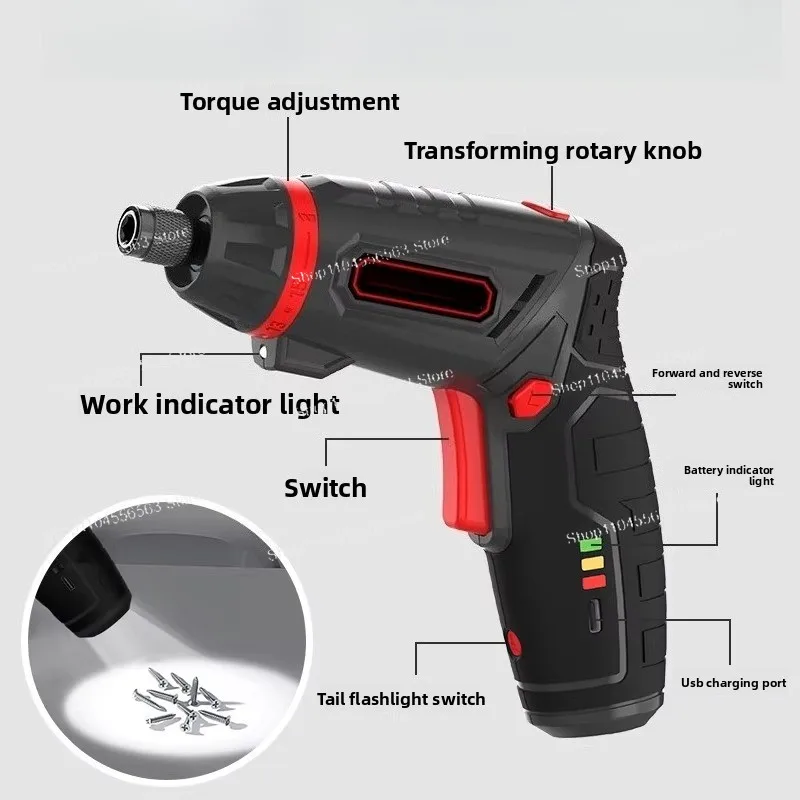 Cordless Electric Screwdriver – Portable Mini Screwdriver Set for Home Use & DIY Projects