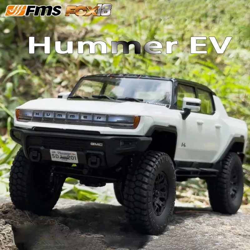 

FMS 1/18 FCX18 Hummer EV Пикап 4WD Внедорожный радиоуправляемый альпинистский автомобиль