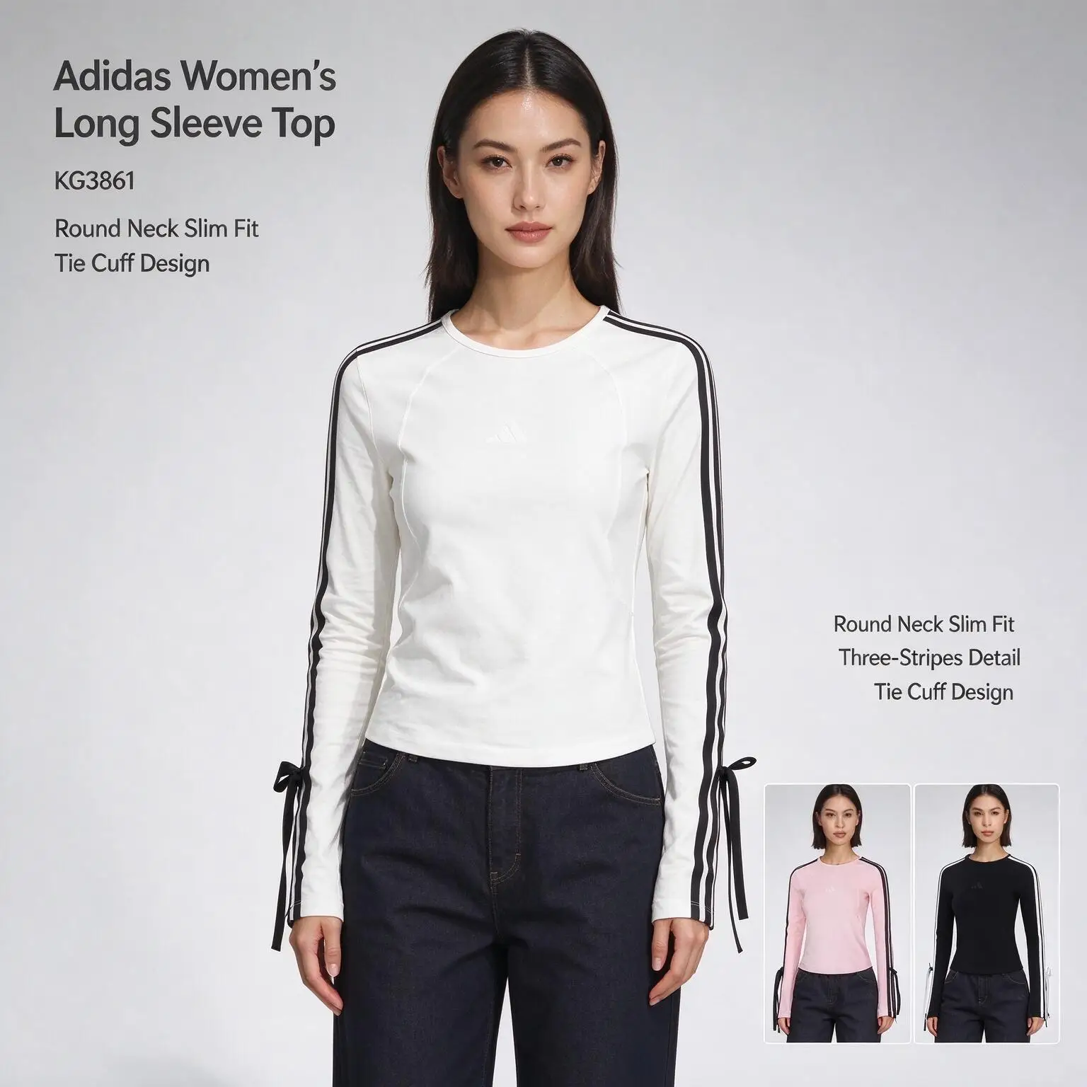 maglia-a-maniche-lunghe-da-donna-adidas-modello-kg3861-con-scollo-rotondo-taglio-aderente-tre-strisce-polsini-a-laccio-stile-sportivo-e-casual-bianca-rosa-nera