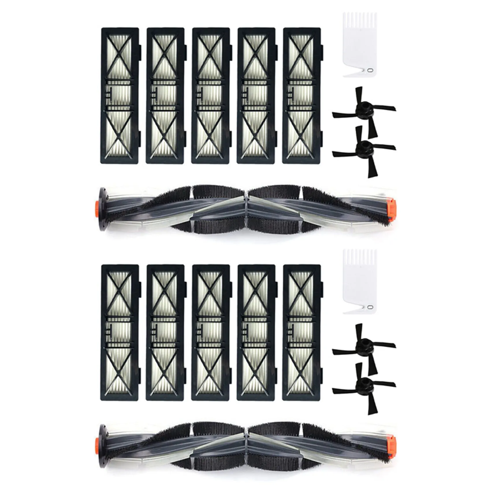 

M10K 2X Filters Brushes For Neato Botvac D Series D7 D5 D3 D75 D80 D85 D7500 D8500 D800