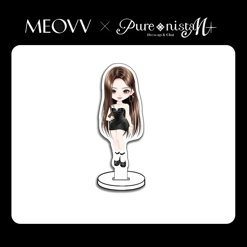 KPOP MEOVV الشكل الدائم المنبثقة متجر الاكريليك سطح المكتب زخرفة Gawon Sooin آنا نارين المشجعين جمع الهدايا