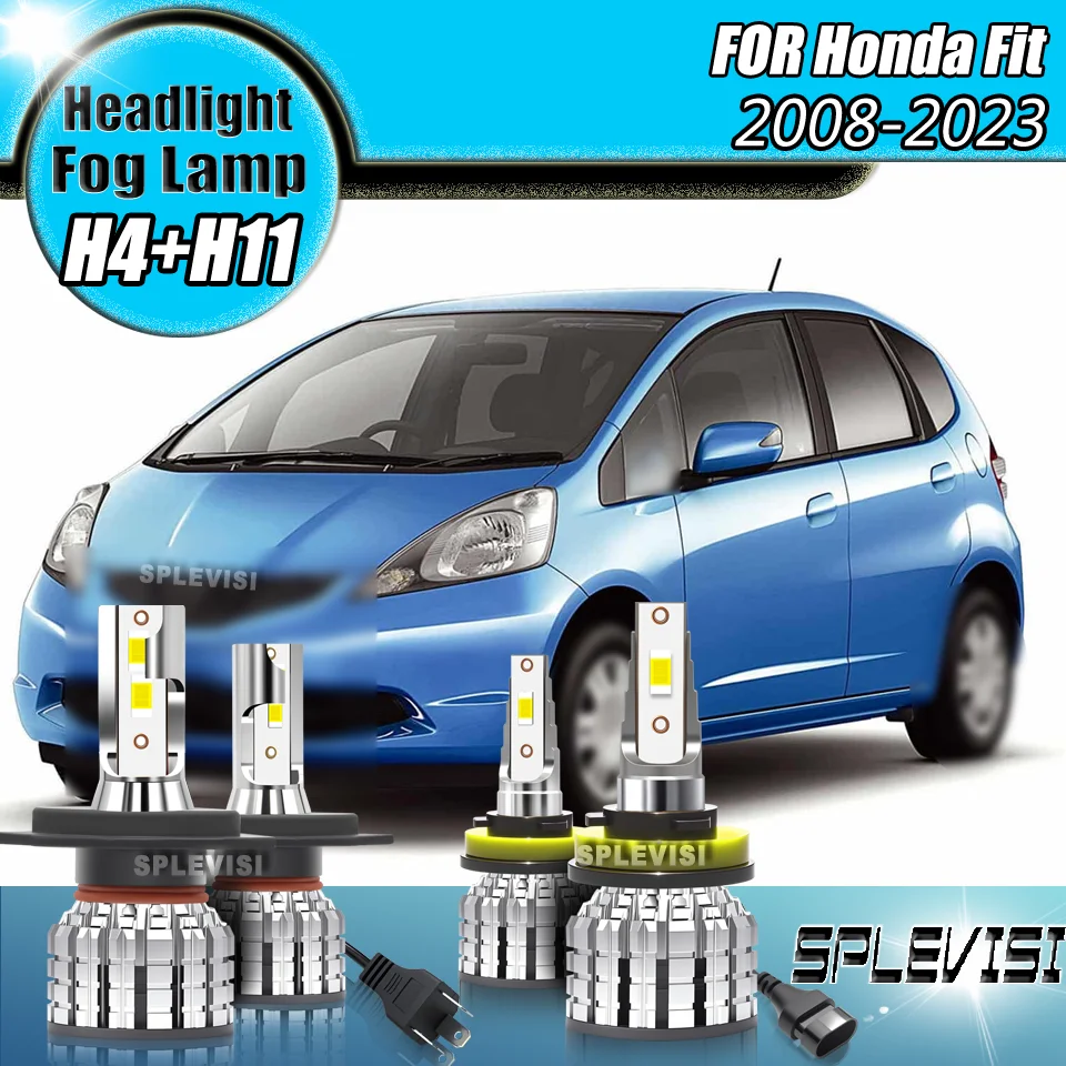 

SPLEVISI автомобильные светодиодные фары Plug and Play противотуманные фары для Honda Fit 2008 2009 2010 2011 2012 2013 2014 2015 2016 2017 2018 2019-2023