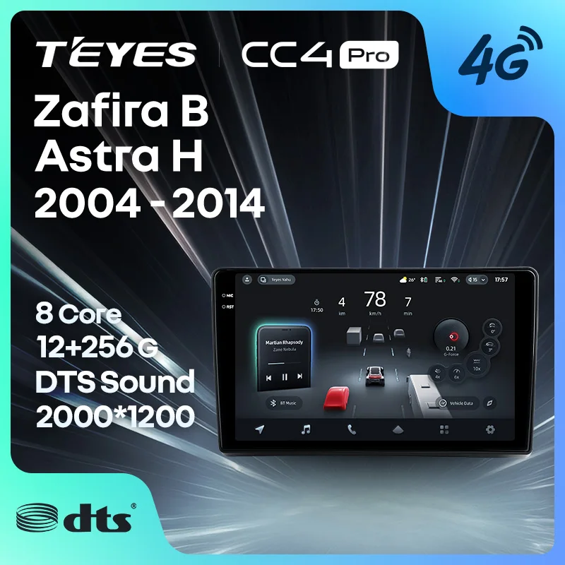 

TEYES CC4 PRO For Opel Zafira B 2005 - 2014 For Opel Astra H 2004 - 2014 CarPlay Android Auto 2DIN Car play Multimedia Stereo