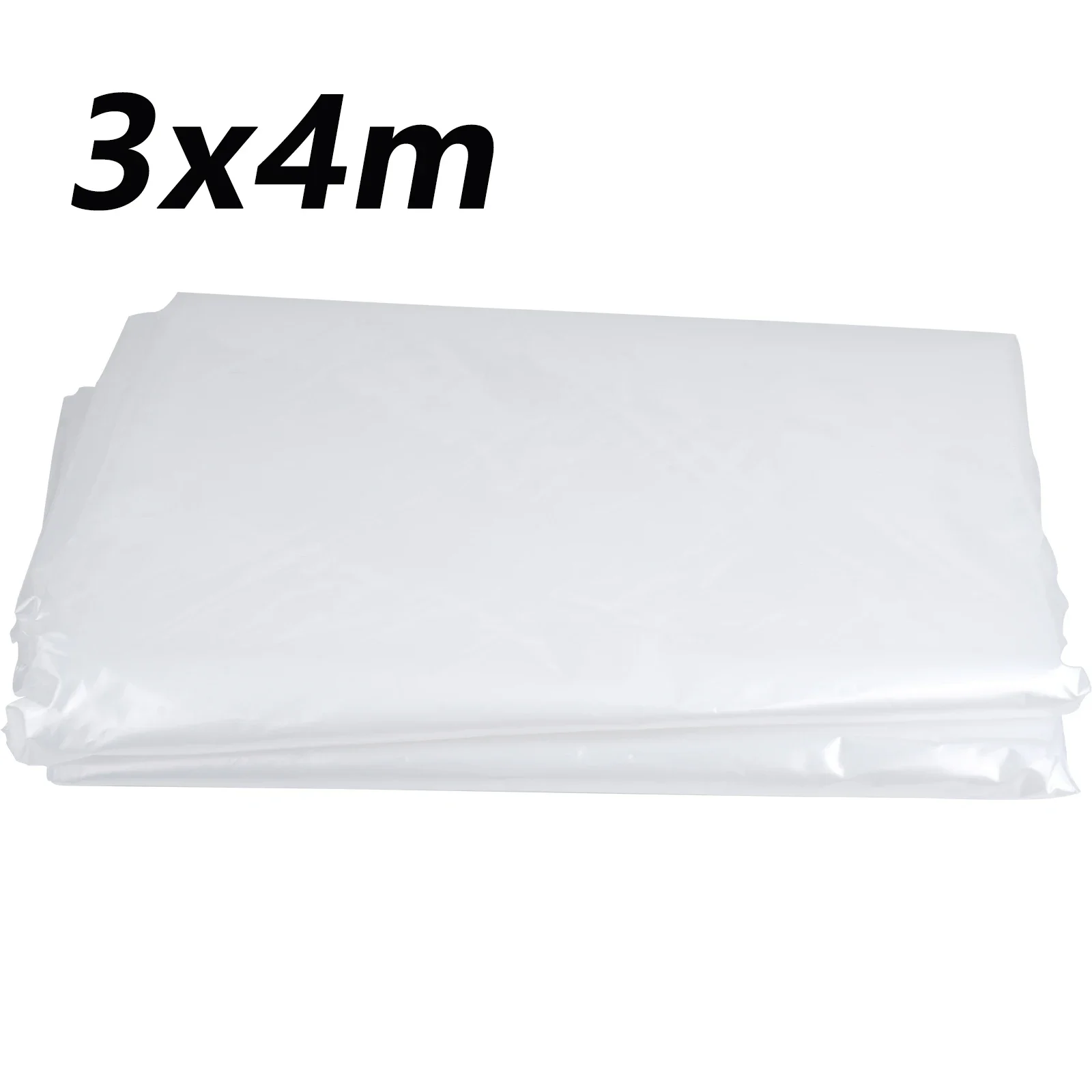 Cold Protection for Plants Clear Polythene Plastic Sheeting Garden Cover for Greenhouse Protects from Wind and Blizzards
