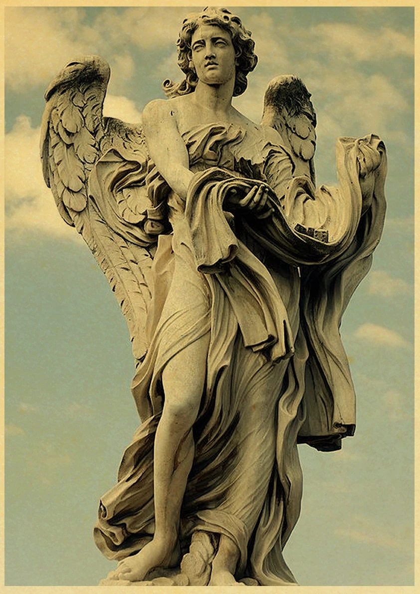 Retro Sculpture  Poster Prints and Posters Home Living Bed Room Decor Art Bar Cafe Pictures Frameless Wall Painting - Image 6