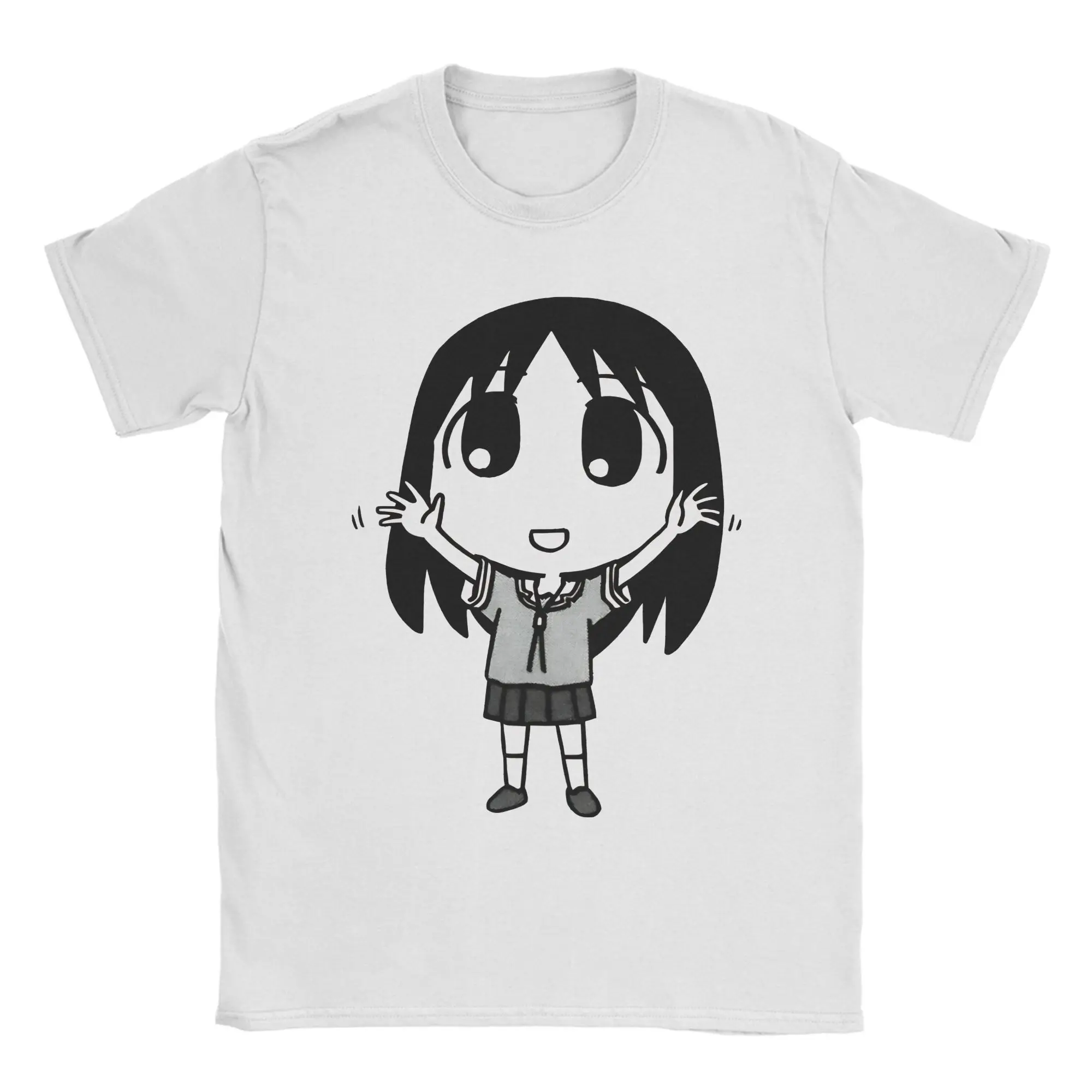 

Osaka Cheery Azumanga Daioh T-Shirts Men Awesome Cotton Tee Shirt Round Collar Short Sleeve T Shirt Birthday Gift Clothes
