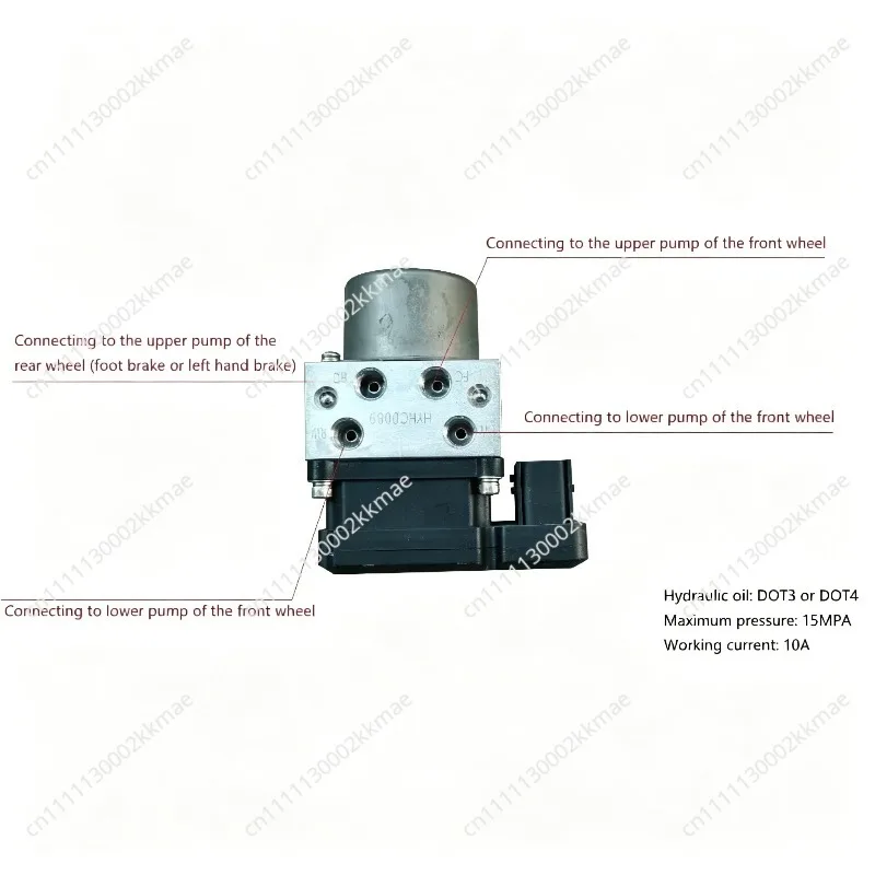 2 Channel Motorcycle ABS Brake Kit Anti-lock Brake System General Motorcycle Auto Parts