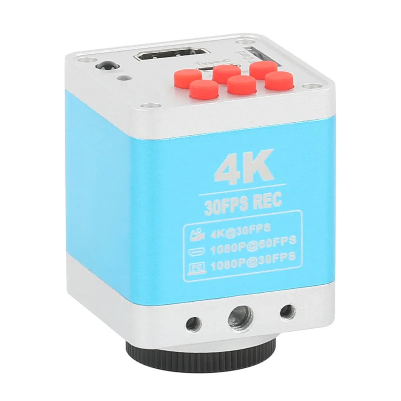 10MP 4K HDMI USB Type-c TF 1080P TV PC Video Microscope Camera C MOUNT Lens For Phone PCB IC CPU BGA Tablet Soldering Repair