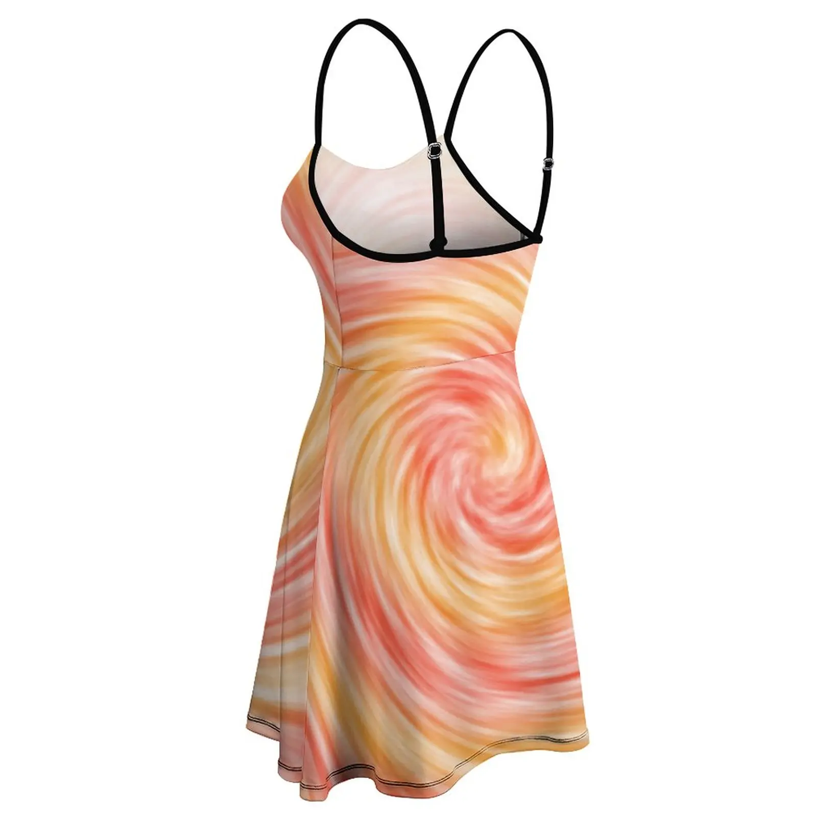 Exotische Frau Kleid das Kleid Krawatte Farbmuster. Tie Dye(1) Damen Sling Kleid Top-Qualität Partys Geek