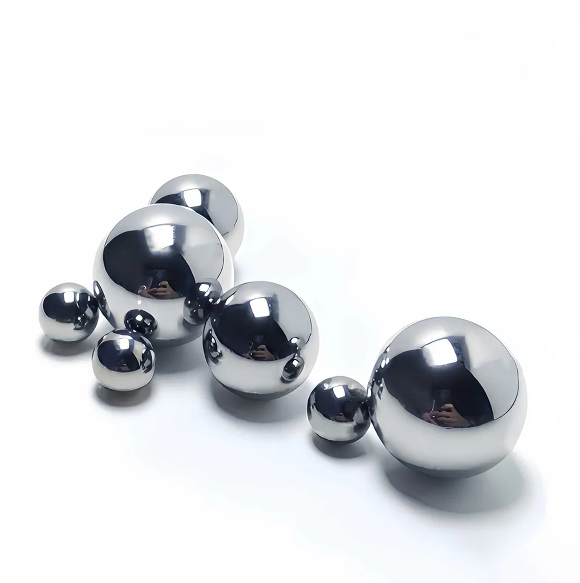 

100pcs G10 High Precision Bearing Steel Ball Dia 5.5 5.9 5.95 6 6.98 7 7.99-8.1mm Solid Smooth Steel Beads Round Balls