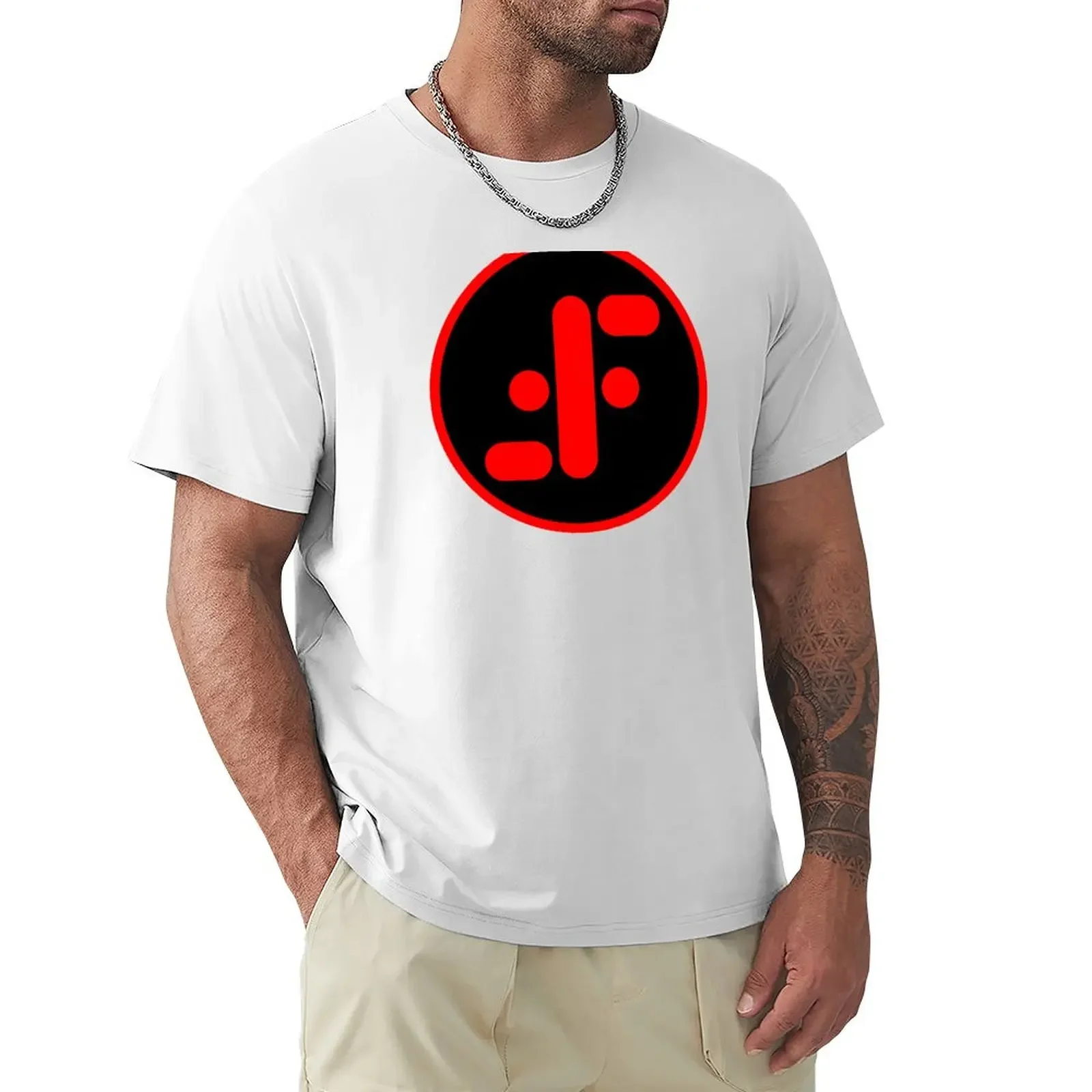 

V TV Series Symbol T-shirt kawaii clothes oversized blanks anime mens vintage t shirts