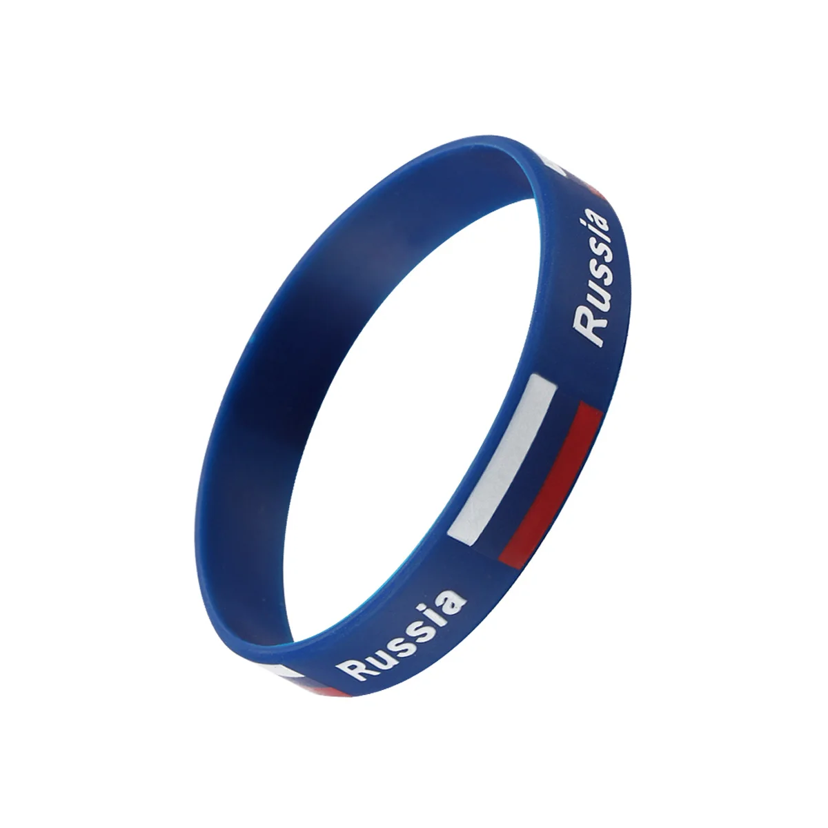 

6 pcs Silicone Wristband Country Flag Support One Size Sports Game Fan Accessories Country Wrist Bands