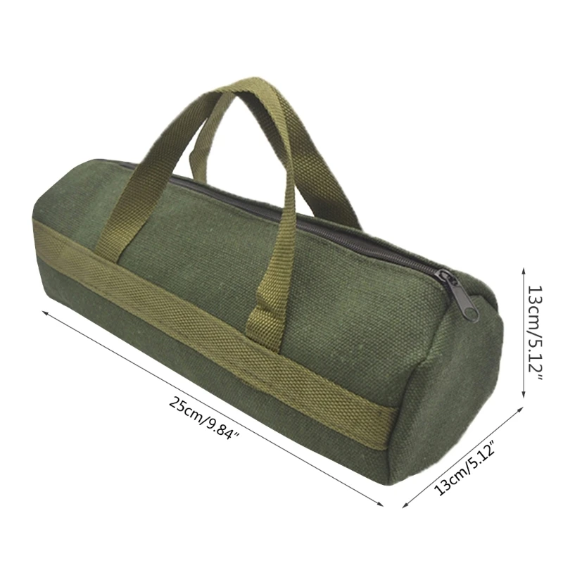 Practical Canvas Tool Tote Bag Electrician Tool Bag Thickened Canvas Tool