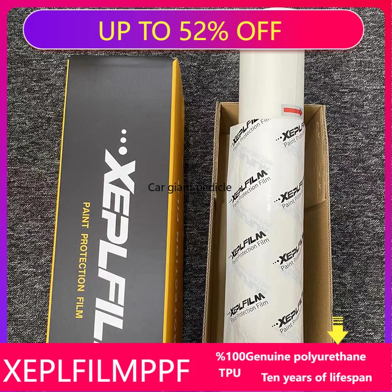 XEPFILM Transparent PPF Polyurethane Coating Protective Film Self-Healing Transparent TPU Film Anti-Yellow Packaging Film10Years