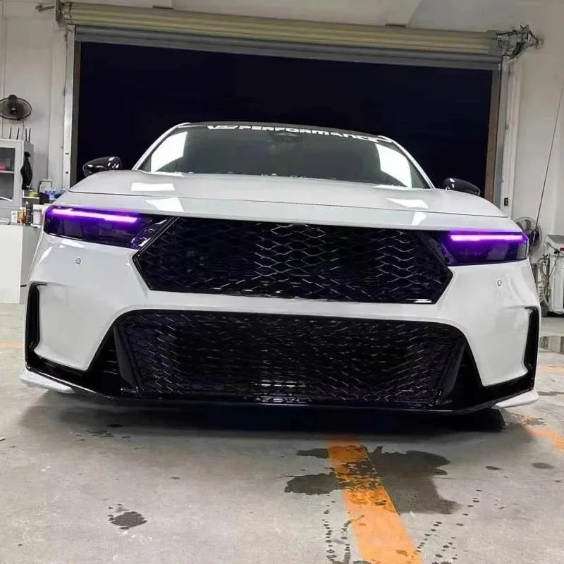 Upgrd front bumper grille with TR den - th generation models, m of PP plastic.