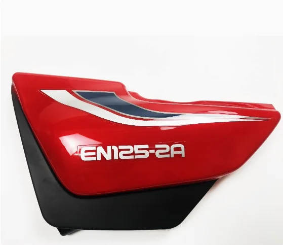 EU quality MOTOCYCLE Left&Rght Fuel Tank Shield Faring Parts Side Covers Battery Tool Panels For Suzuki EN125 EN125-2 EN125-2A