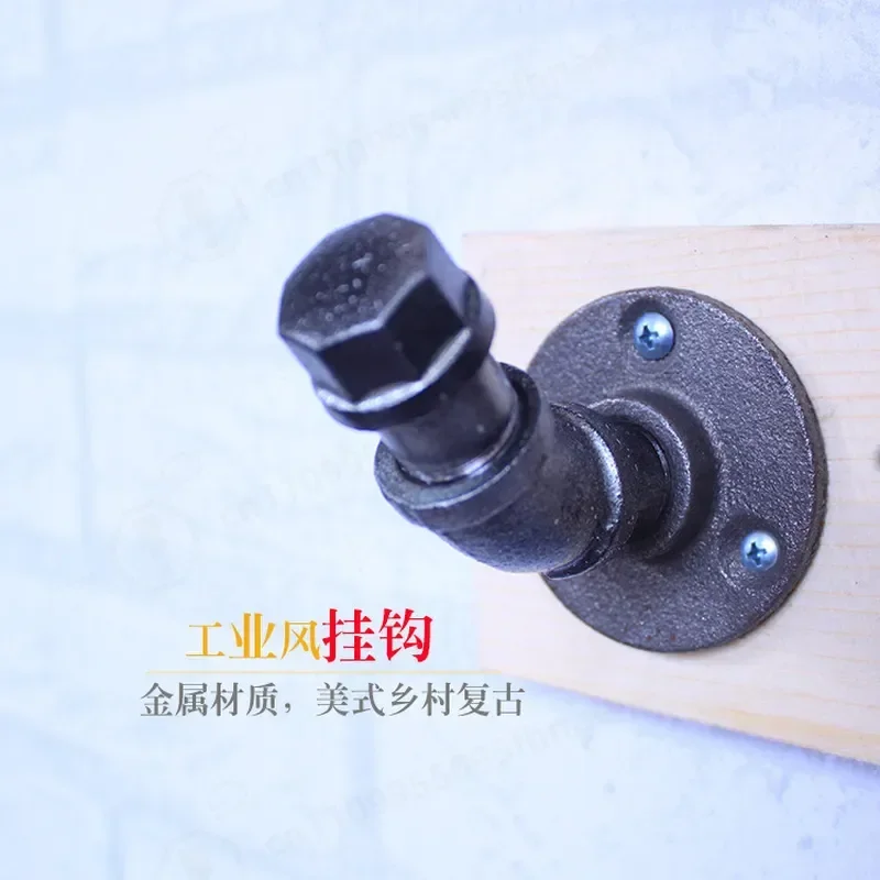 Wrought Iron Wall Hook Heavy Duty Metal Hanger for Clothes Kitchen Bathroom Bedroom Toilet Decorative Creative Hanging Rack