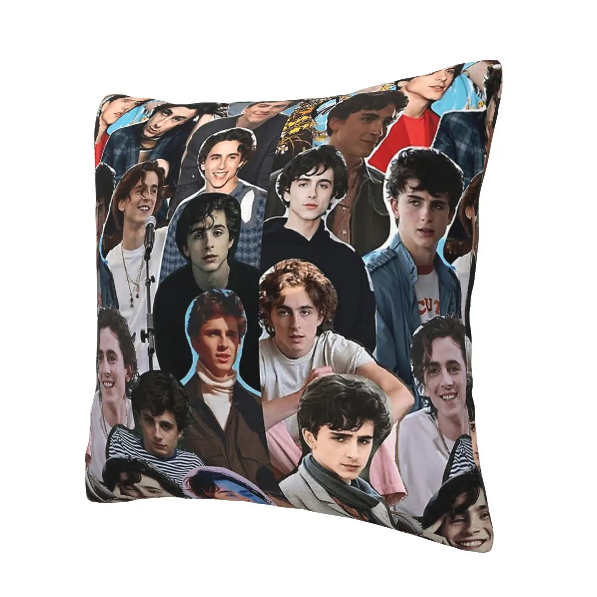 Collage Saint Timothee Chalamet timmy chalamet Cushion Cover Decoration Throw Pillow Case Cover for Home Double-sided Printed