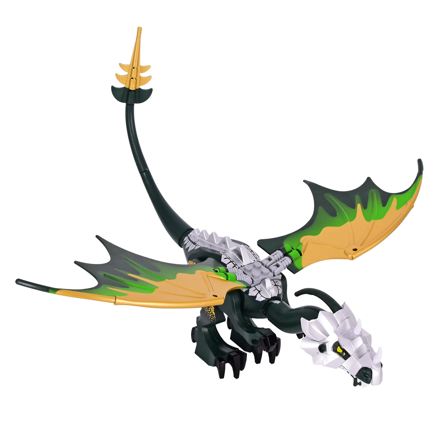 MOC – blocs de construction de chevaliers lotr Dragon ancien mobile médiéval, figurines d'action Ninja, modèles de jouets pour enfants, cadeaux pour garçons