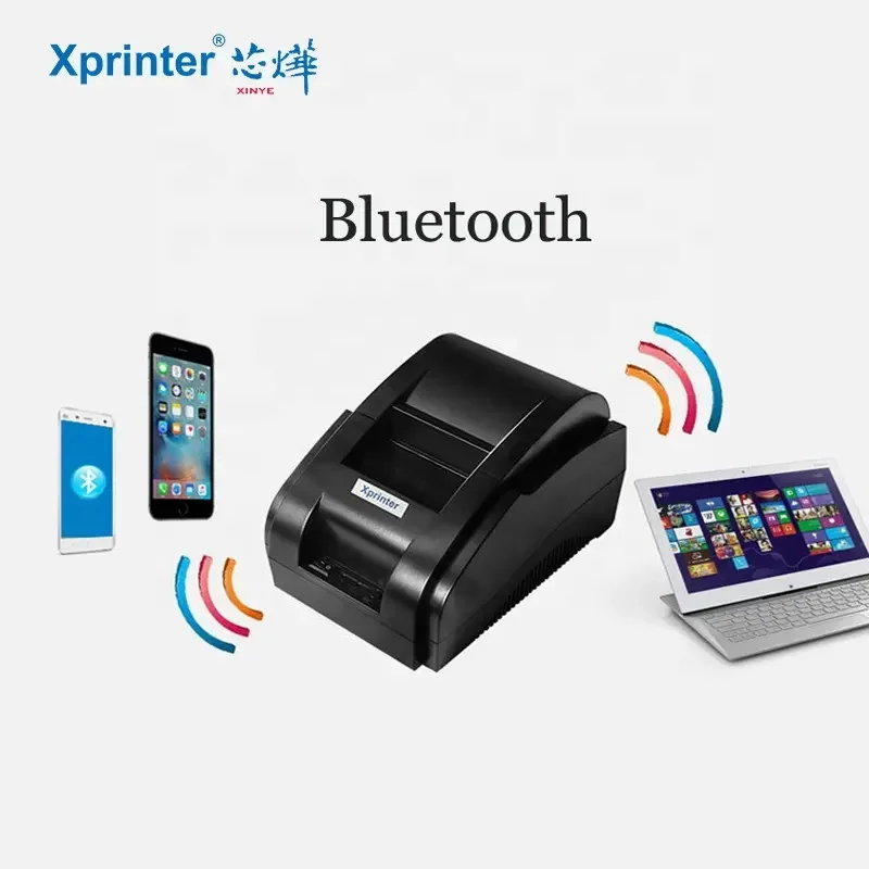 Imagem -04 - Xprinter-impressora de Recibos Térmica Usb Portátil e Bluetooth Barcode Printer para Android Ios Ticket Pos Bill Machine Hiq 58 Milímetros