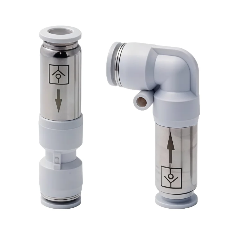 Kit de clapet anti-retour pneumatique et de vanne de contrôle de débit SPV SPU 4 6 8 10 12mm, connecteur à raccord rapide unidirectionnel sans retour