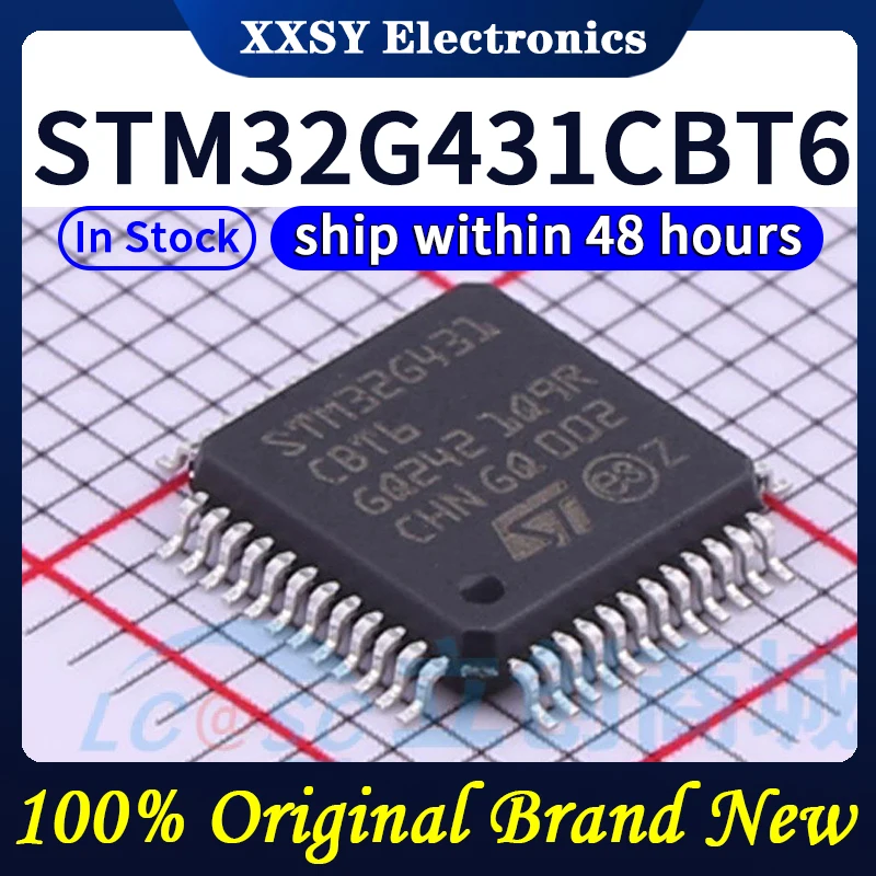 高品質オリジナルstm32g431rbt6,stm32g431cbt6,stm32g431c8t6,stm32g431cbu6,stm32g431kbu6,stm32g431vbt6,100% 新品