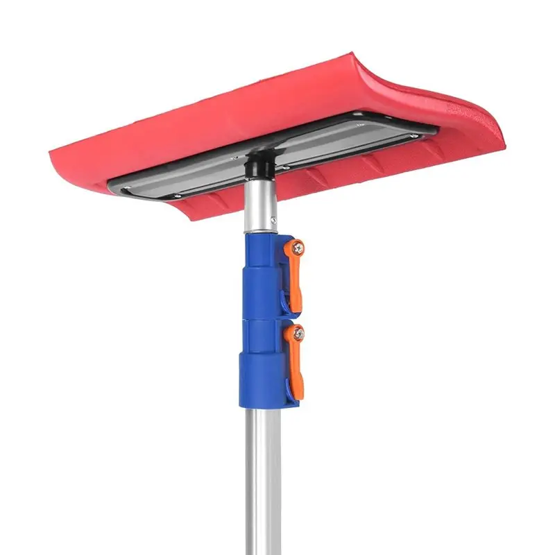 Snow Brush& Roof Rake Light Foam Head- Foam Snow Broom Designed For Roofs, Vehicles, Gutters