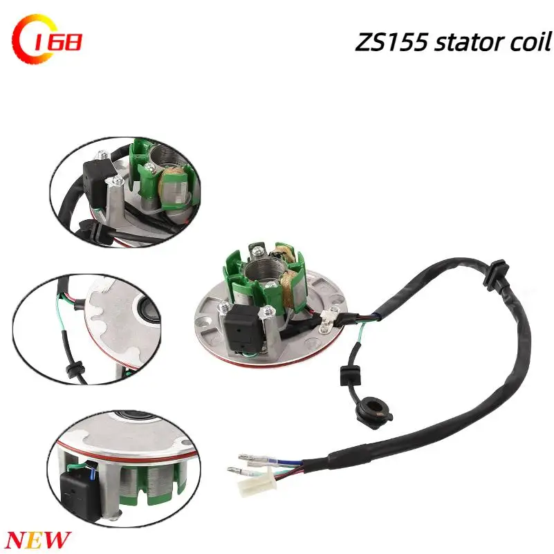 non-optical magnetic coil stator for 155cc pit mud bicycle magnetic coil stator accessories