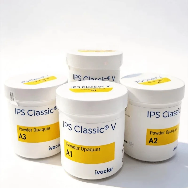 Dental Material Ivoclar IPS Classic V High Temperature Opaquer Powder Dental Lab Porcelain Powder Metal Ceramic Powder 80g