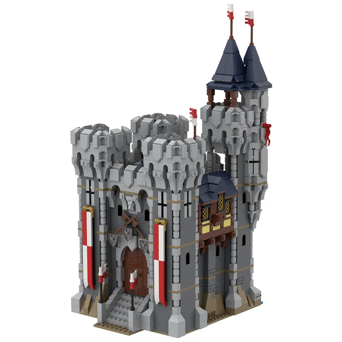 

Custom MOC-132314 Falcons Impenetrable Keep Medieval Castle（2155 PCS）Toys Gift