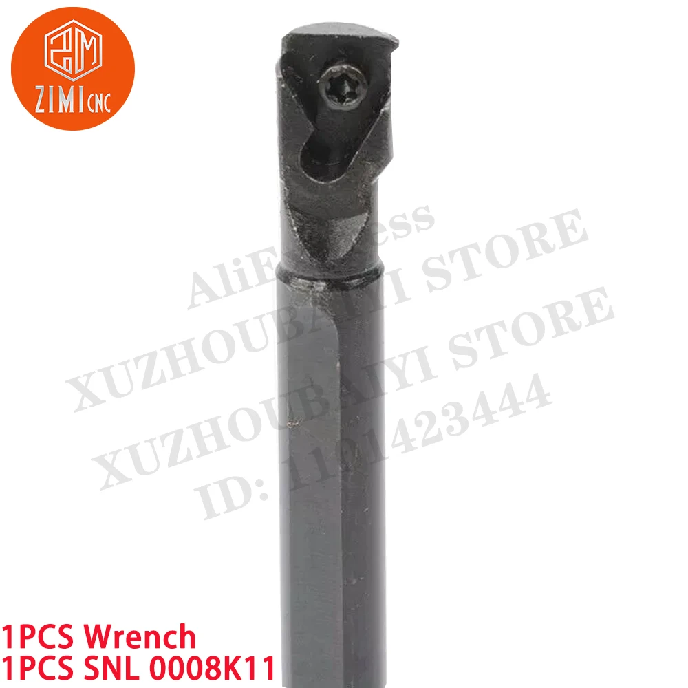 1PCS SNL 0008K11 CNC lathe Thread Turning Tool holder For 11ER Inserts Left Carbide Inserts metal lathe mechanical cutting tools
