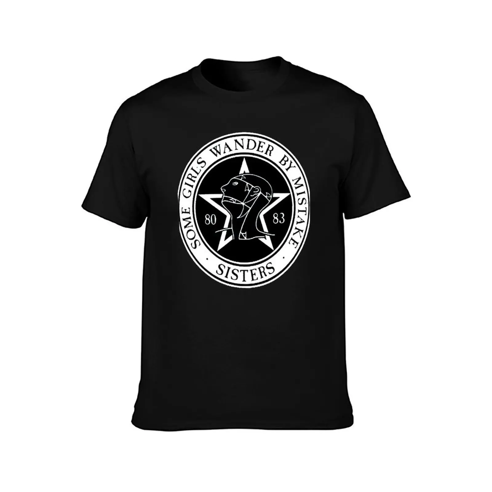 The Sisters Of Mercy band new wave post-punk gothic rock music best logo album T-Shirt Large Size Basic Casual T-Shirt