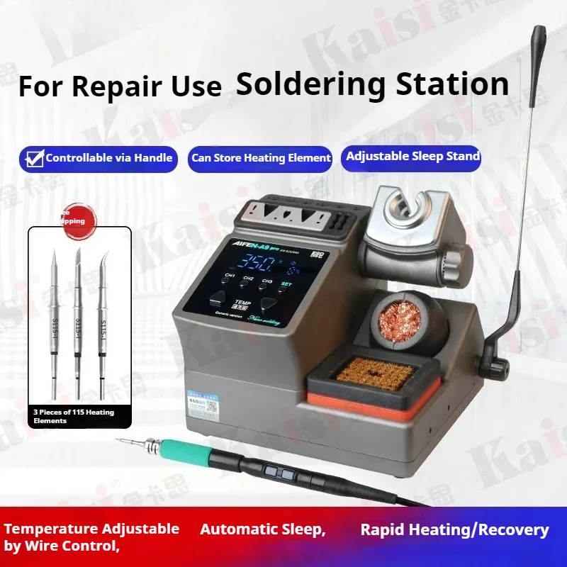 A9pro welding table heats up in 3 seconds, automatically sleeps, electric soldering iron Aifeng a9 welding table mobile