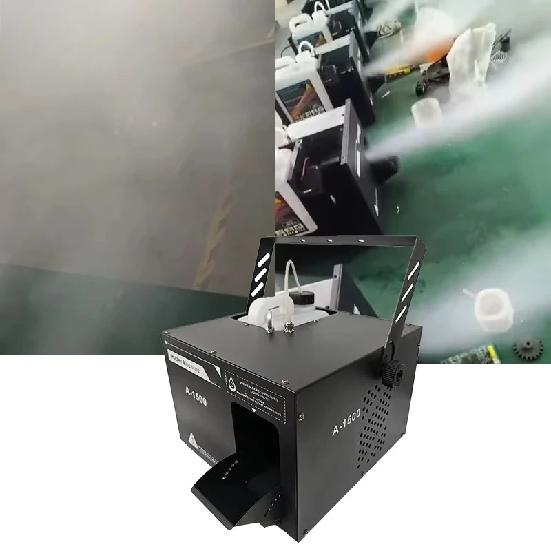 New Arrival Stage Effect 1500W Water-Based Hazer 4L Capacity 2CH DMX Remote Control Smoke Machine for Theater and Concert