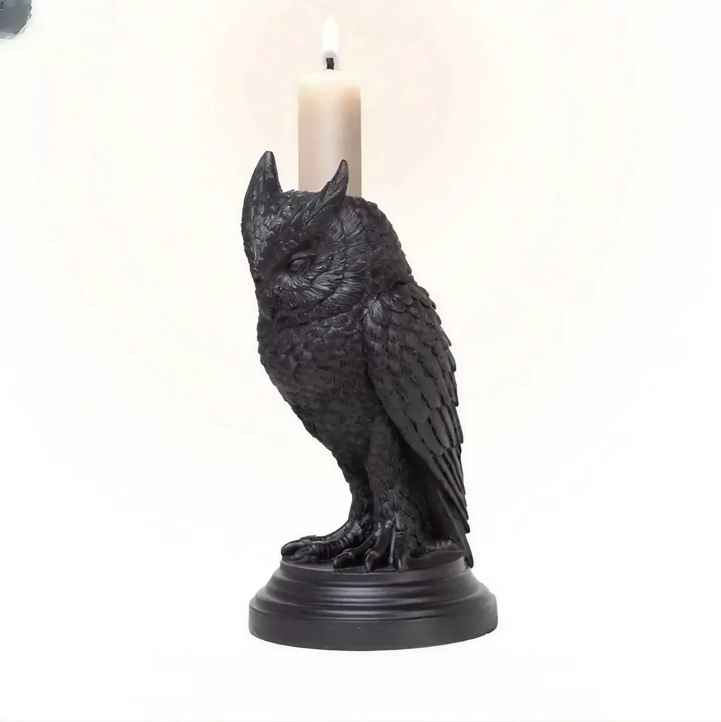2026 Cross-border New Products Gothic Candle Holder Decorations Resin Home Ornaments Antique Handicrafts Decorative Gifts