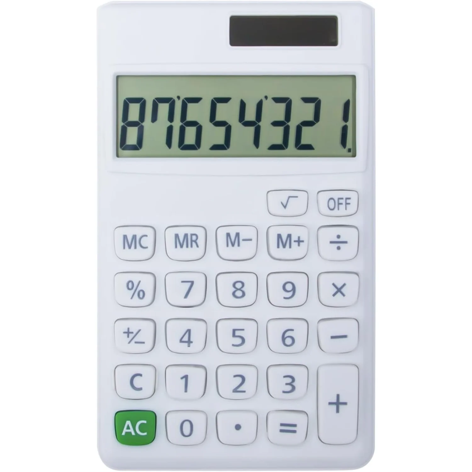 Standard Calculators Small Digital Desktop Calculator with 8-Digit LCD Display, Battery Solar Power Smart Calculator Children's 