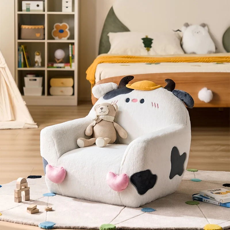 LINSY KIDS Cute Lazy Sofa Sitting Pier Single Children Cartoon Cure Creative Small House Baby Single Seat Leisure Chair