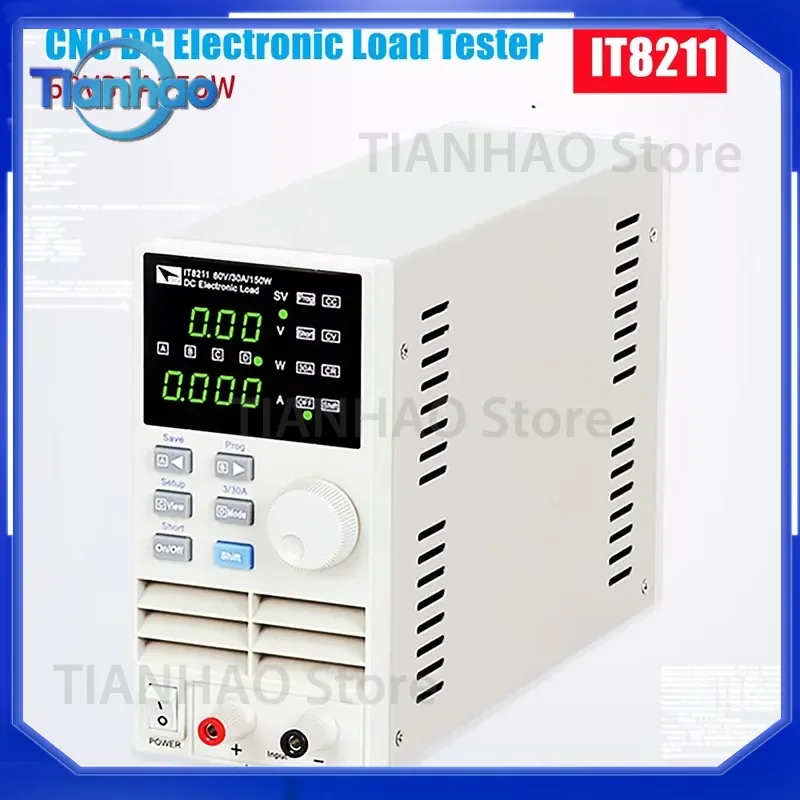 for ITECH IT8211 Programmable DC Electronic Load Tester High Resolution 1mA 10mA Single Channel 60V 30A 150W