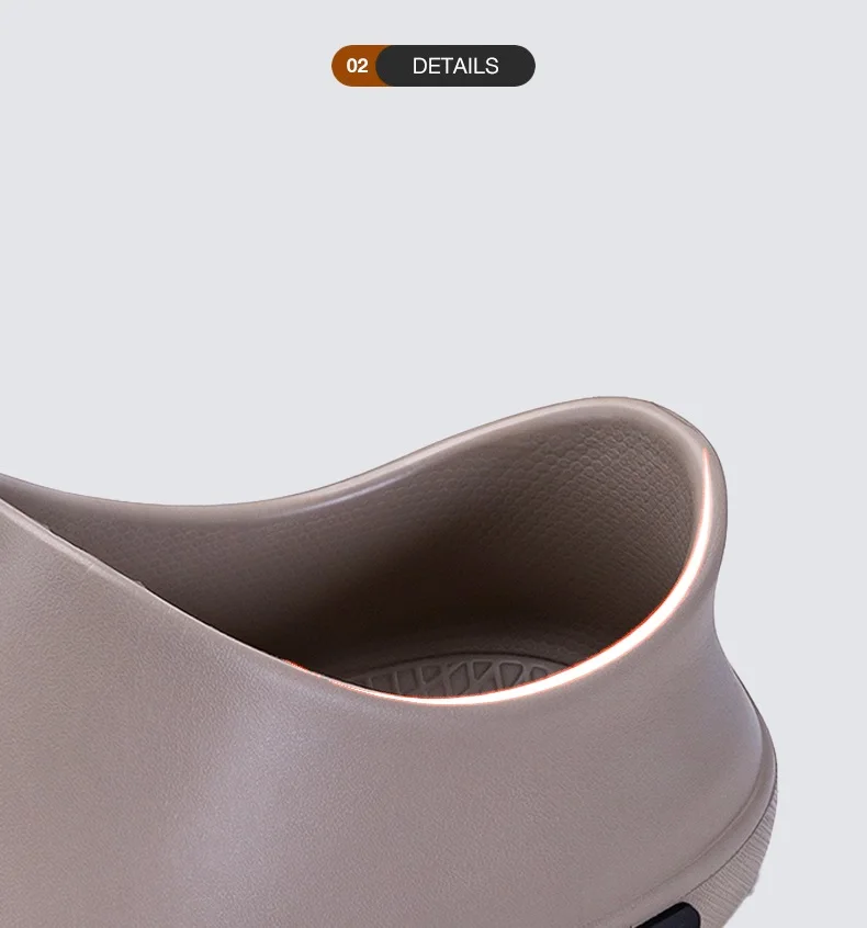 Professionelle rutschfeste Kochschuhe für Herren, ölbeständig, wasserdicht, atmungsaktiv, langlebig, leichte Arbeitssandalen für Restaurants – Detail 2