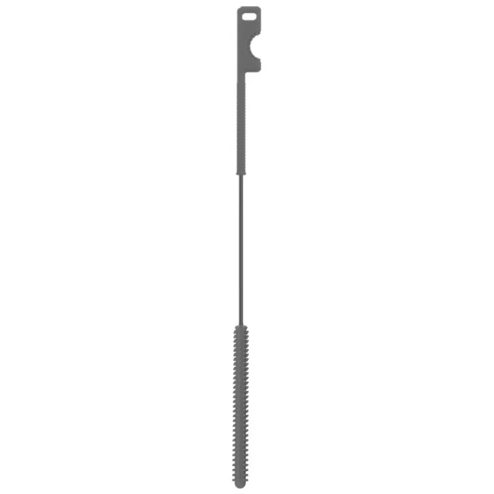 Reusable 26cm Extended Version Silicone Straw Brush Dual-head Design Bendable Straw Cleaning Brush Bottle Brush Pacifier