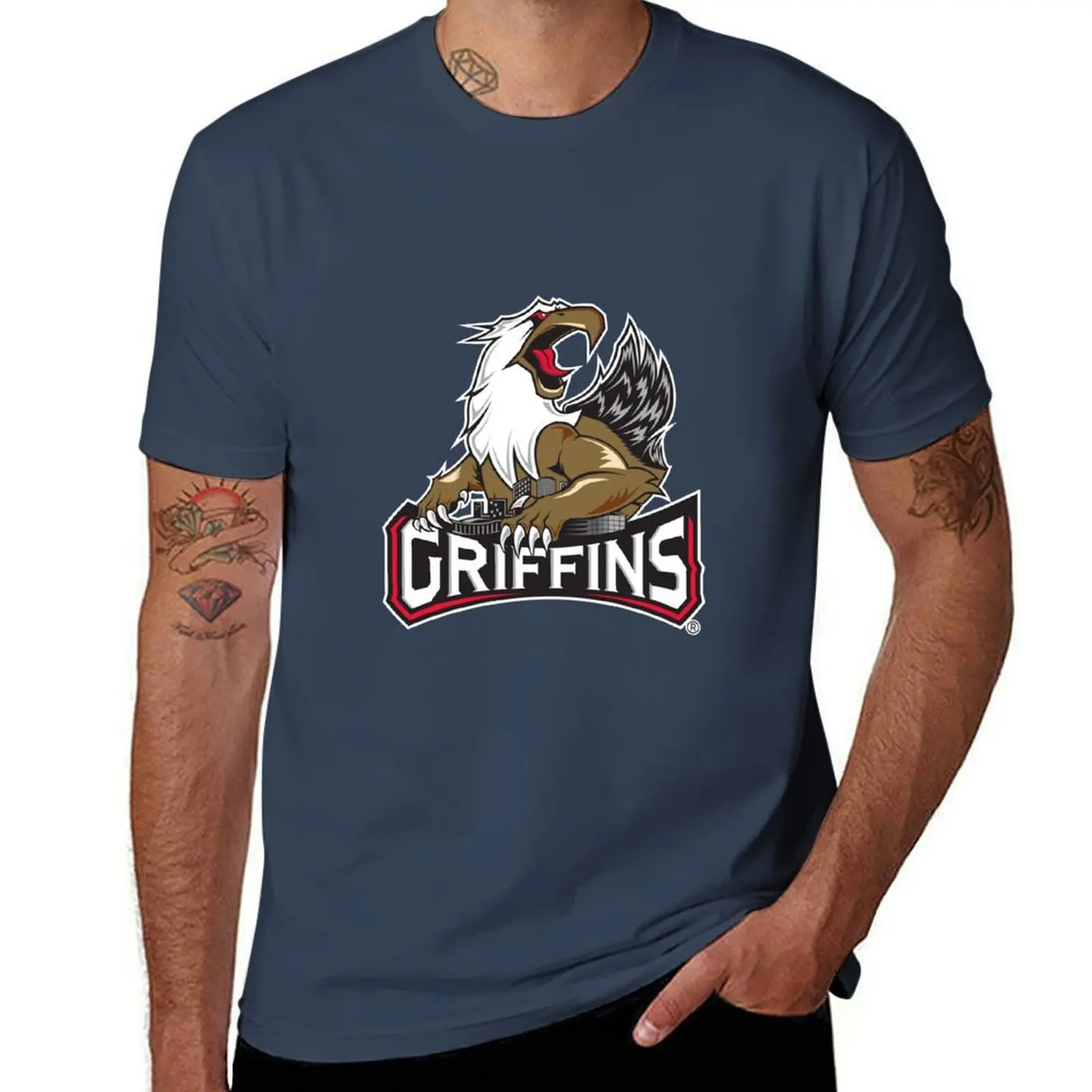 

Grand Rapids Griffins T-Shirt Casual Streetwear Short Sleeve Tee