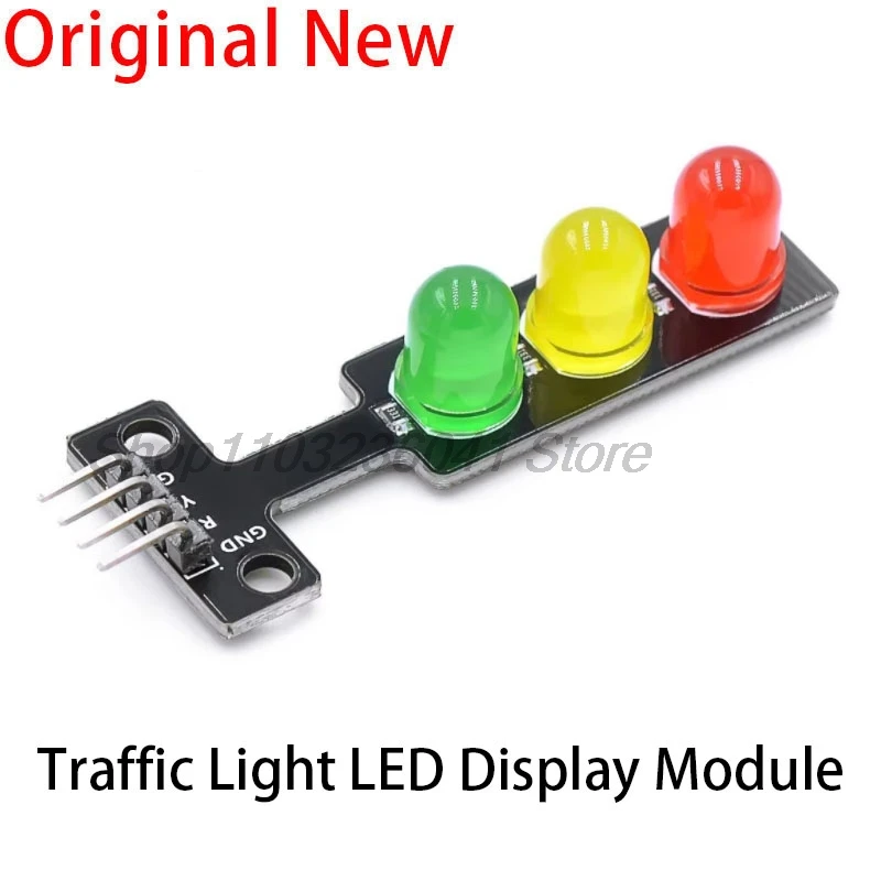 Mini 5V Traffic Light LED Display Module for Arduino Red Yellow Green 5mm LED Mini-Traffic Light for Traffic Light System Model