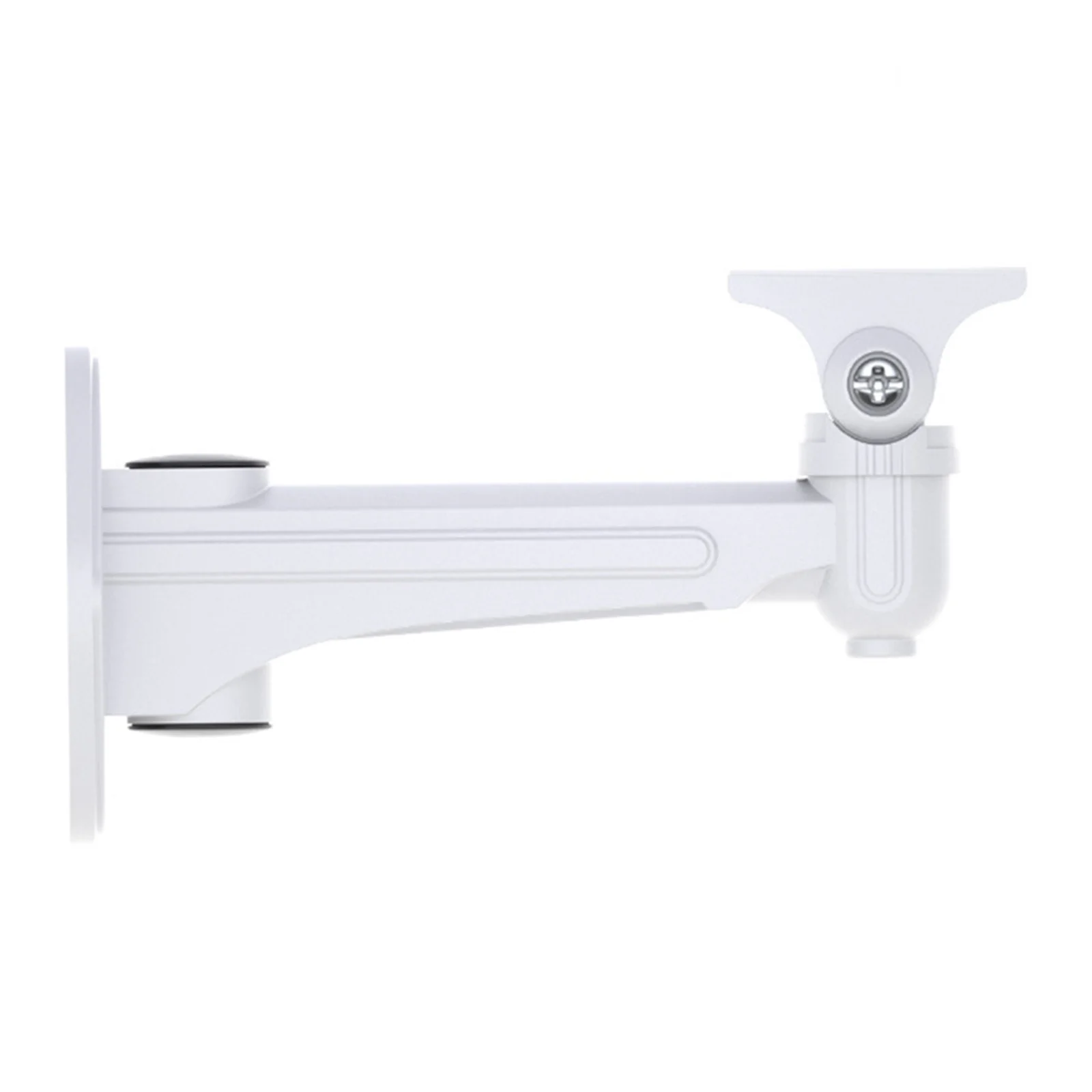 

Adjustable Wall Mount Security Camera Bracket White Indoor Outdoor Cctv Camera Holder 360 Degree Swivel Easy Install